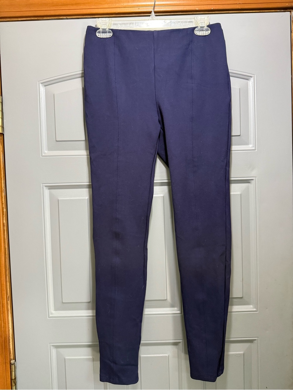 Lilly Pulitzer-Ponte Travel Pant, Ankle Slit “Nira” leggings in Midnight Navy Md